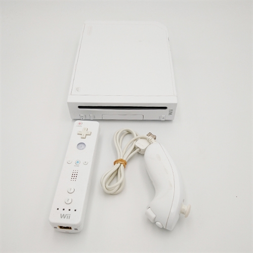 Nintendo Wii Konsol - Hvid - RVL-001 - SNR LEH285462760 (C Grade) (Genbrug)
